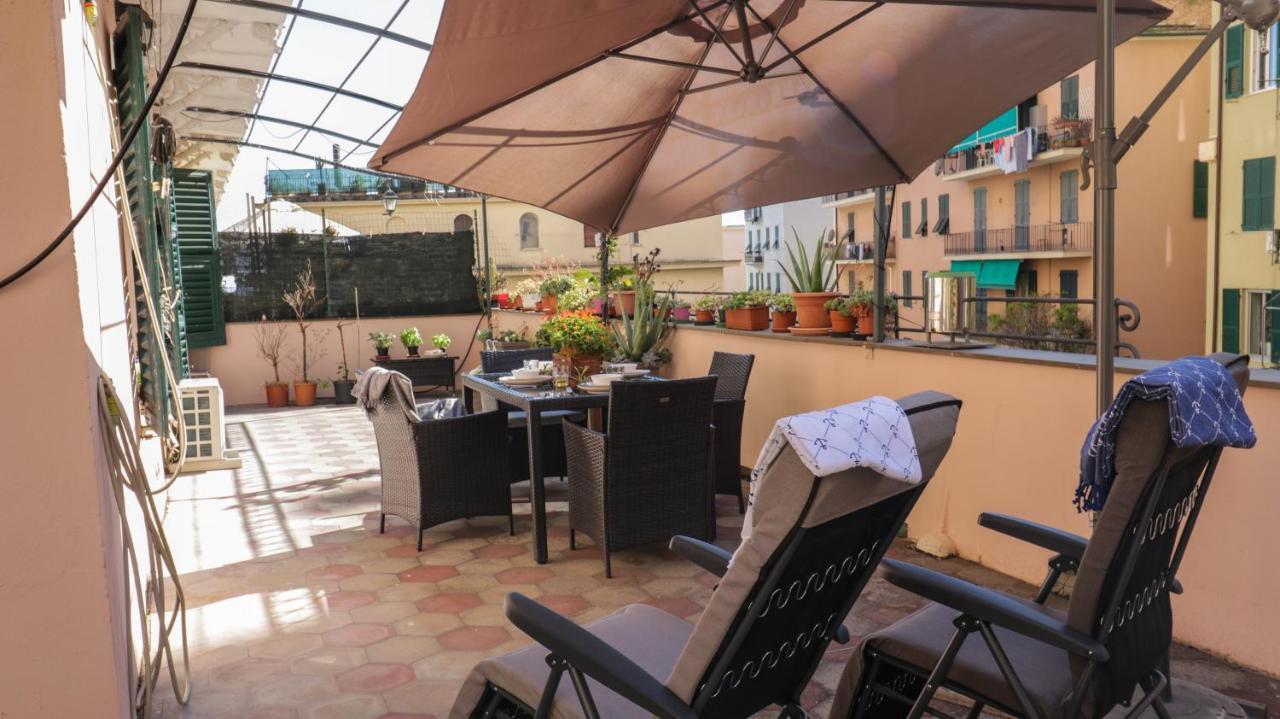 Апартаменти Sole, Terrazza, Centro Citta E Wi-Fi Veloce! Генуя Екстер'єр фото